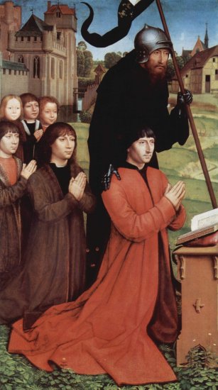 Triptychon des Willem Moreel, linker Flügel
