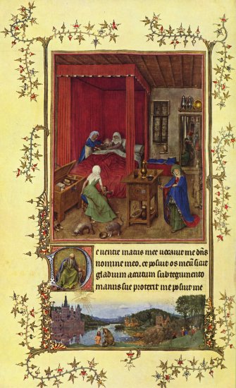  Très Belles Heures de Notre-Dame (Turin-Mailänder Gebetbuch), Szene