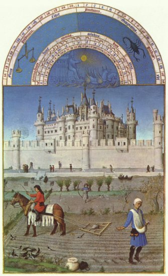  Très Riches Heures du Duc Jean de Berry (Stundenbuch des Herzogs von Berry), Szene