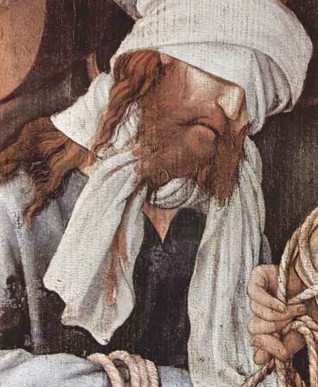  Verspottung Christi, Detail