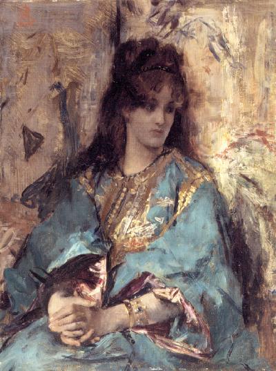 Woman Seated in Oriental Dress